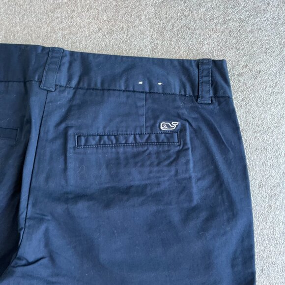VINEYARD VINES WOMEN'S CHINO SHORTS NAVY BLUE SIZE: 4 - Picture 4 of 5